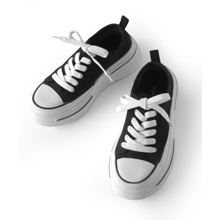 キャンバス メタリック 厚底スニーカー | minia | 詳細画像32 