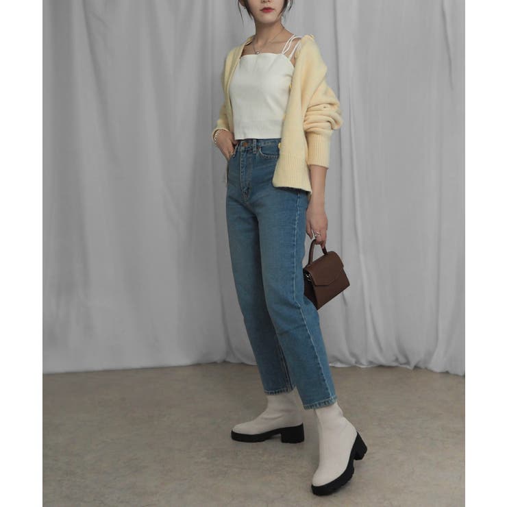 プラットフォームニットブーツ 厚底ブーツ minia | minia | 詳細画像20 