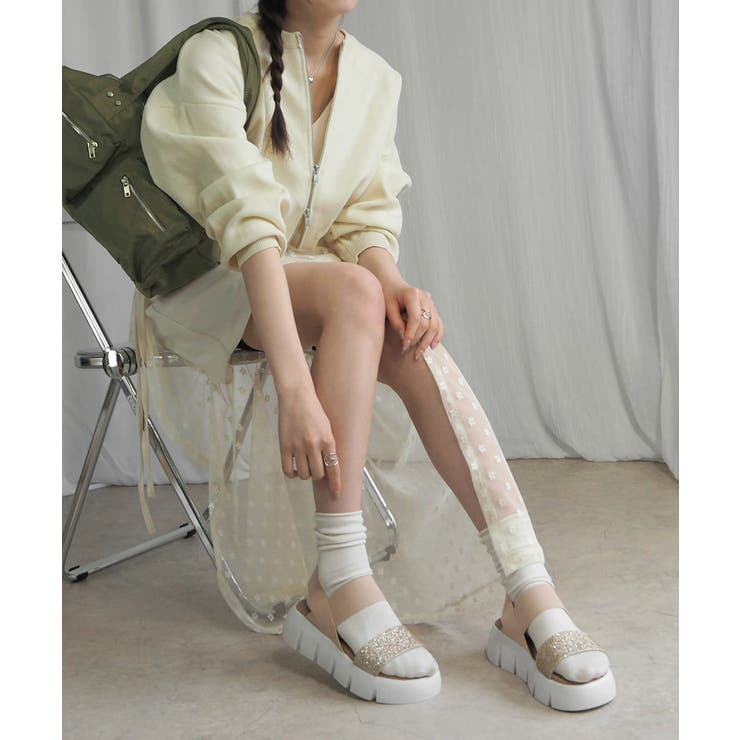 グリッターゴムスポサン 4cm厚底 minia | minia | 詳細画像20 