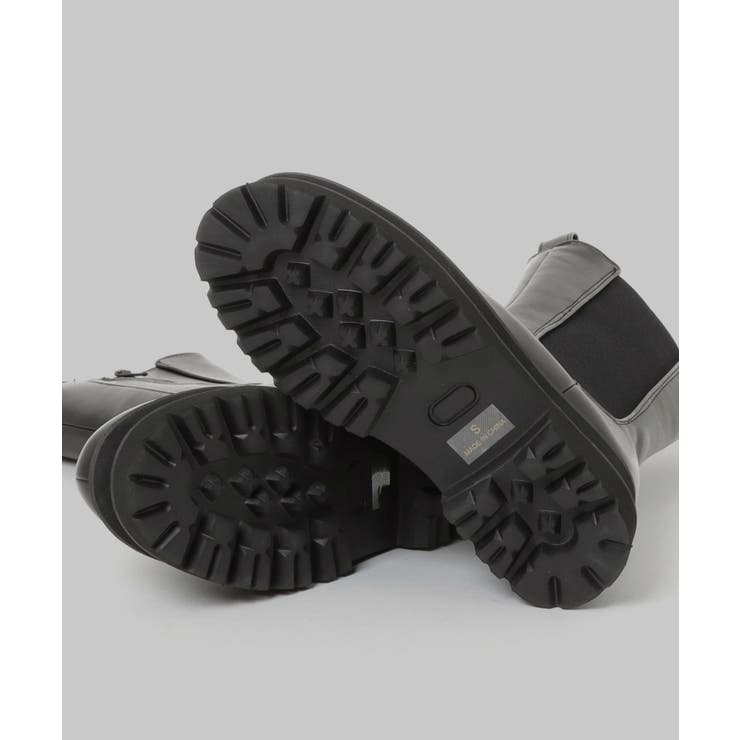 厚底ウェッジミドルサイドゴアブーツ 6cm厚底 minia | minia | 詳細画像9 