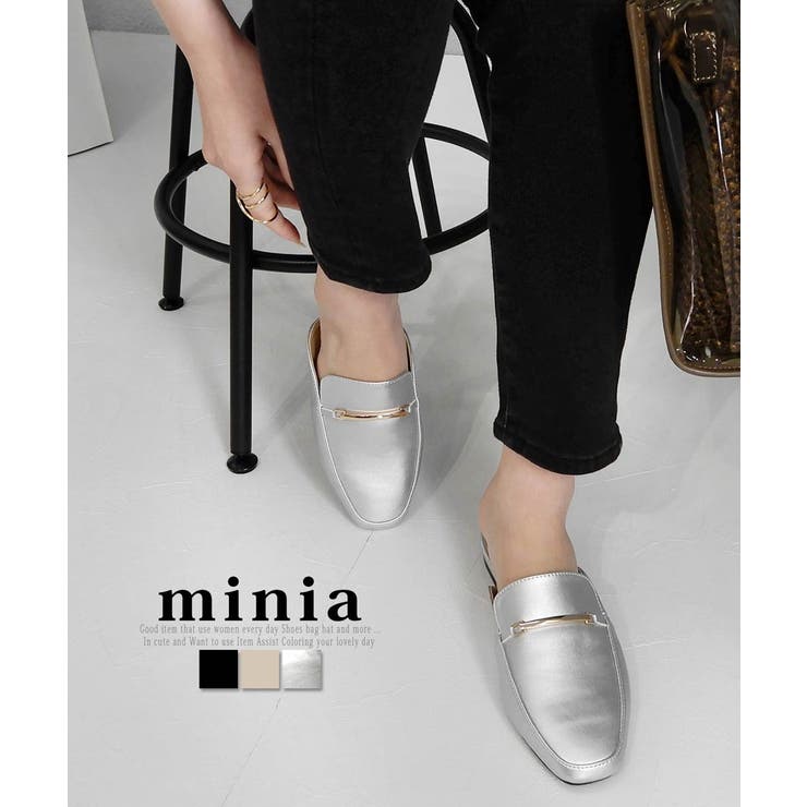 ビットブローファー 2cmローヒール  minia[品番：ASNS0000720]｜minia（ミニア）のレディースファッション通販｜SHOPLIST（ショップリスト）