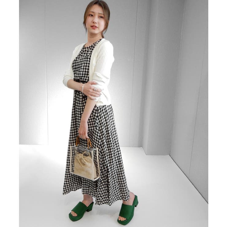 バンブーハンドルのクリアミニショルダー ハンドバッグ2WAY minia | minia | 詳細画像15 