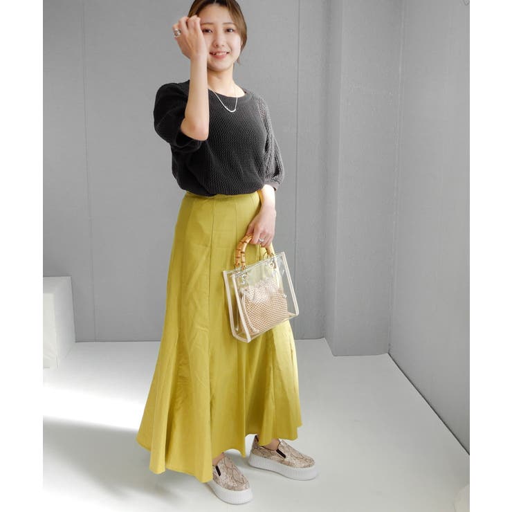 バンブーハンドルのクリアミニショルダー ハンドバッグ2WAY minia | minia | 詳細画像20 