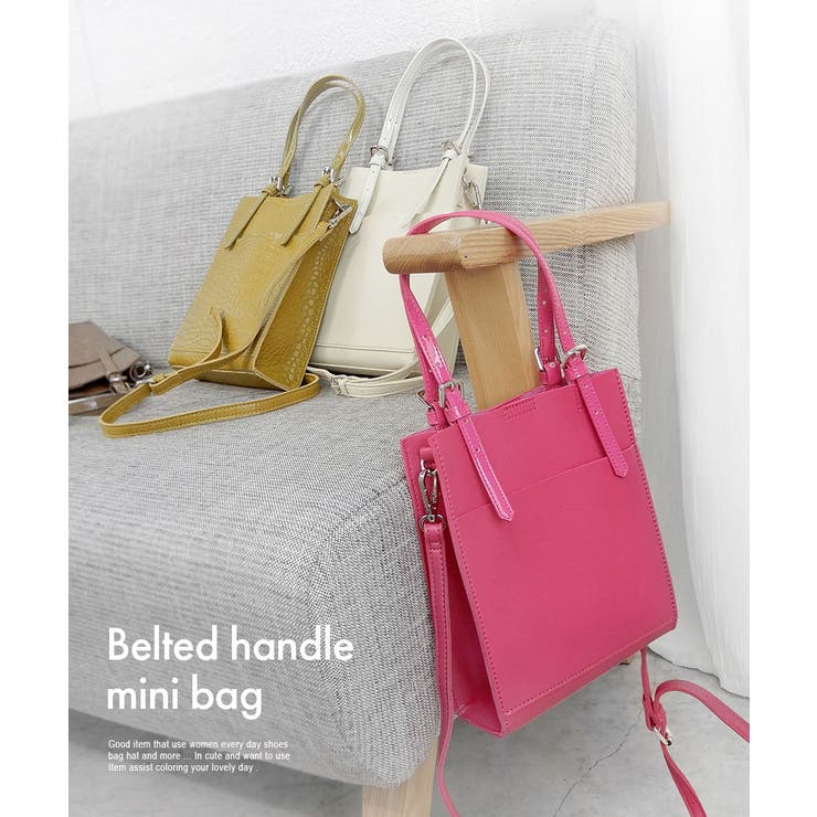 抹茶様 ハンド 2WAY Cassia Mini ベルテッドハンドルミニバッグ ショルダーバッグ2WAY minia[品番