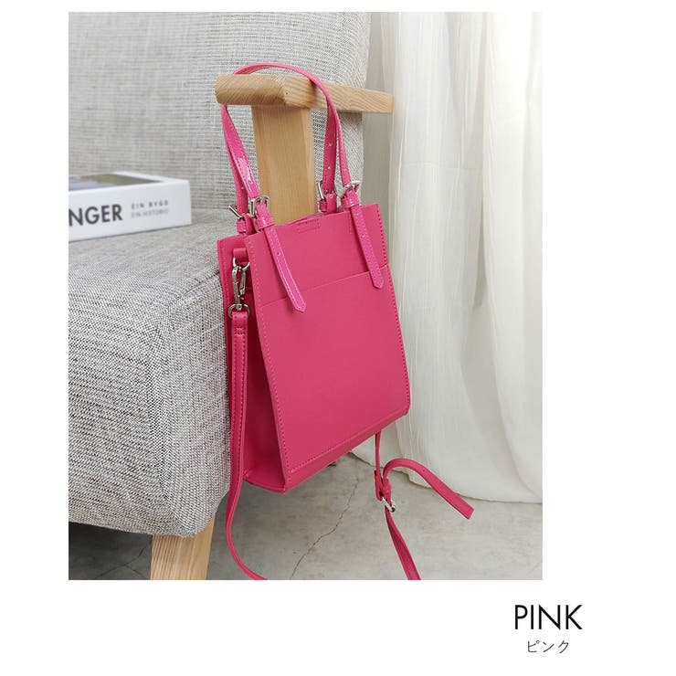 ベルテッドハンドルミニバッグ ショルダーバッグ2WAY minia[品番
