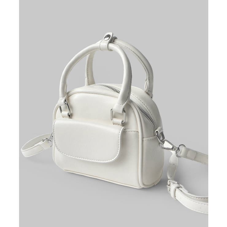 フラップポケットミニボストン minia ハンドバッグ | minia | 詳細画像4 