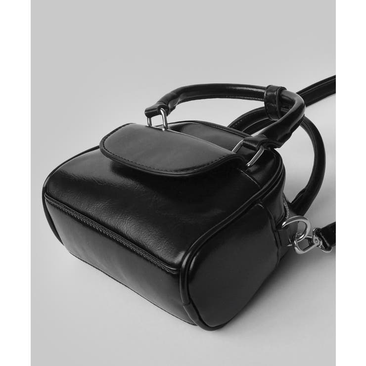 フラップポケットミニボストン minia ハンドバッグ | minia | 詳細画像8 