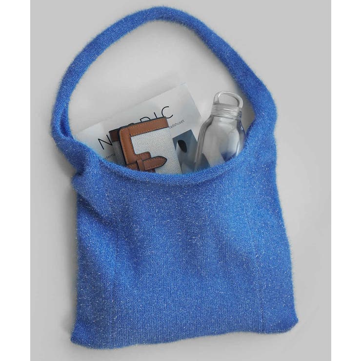 ラメシャギーニットトートバッグ[品番：ASNS0000918]｜minia（ミニア