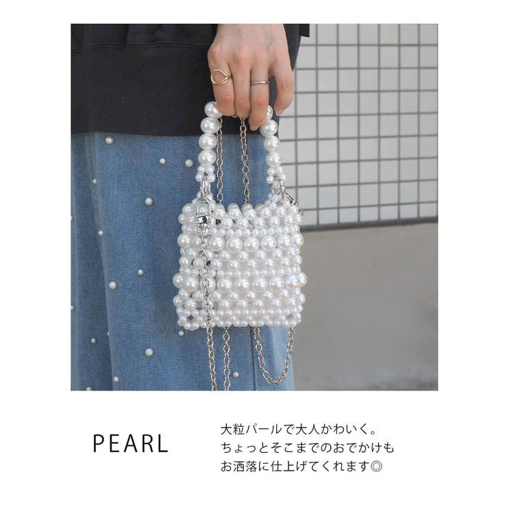 2WAYビーズミニバッグ ＜ ハンド[品番：ASNS0000975]｜minia