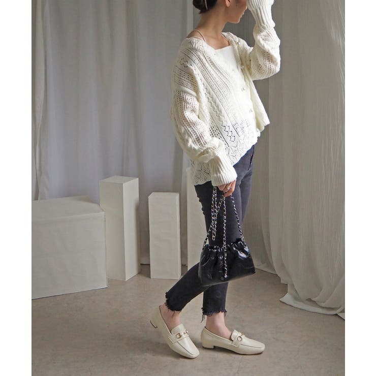 ワンポイントローファー フラットシューズ minia | minia | 詳細画像28 