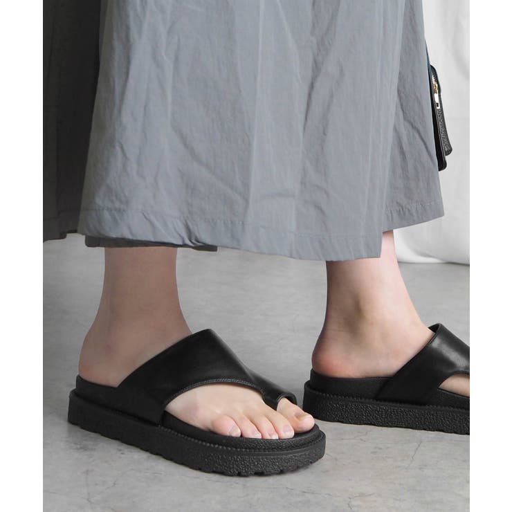 フットベットトングサンダル minia 厚底サンダル[品番