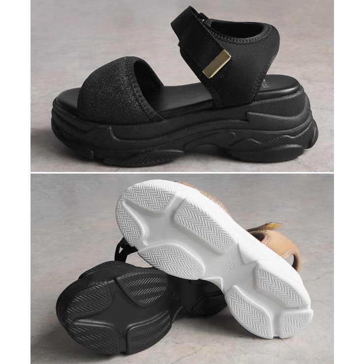 ラメスポサン minia 厚底スポーツサンダル | minia | 詳細画像8 