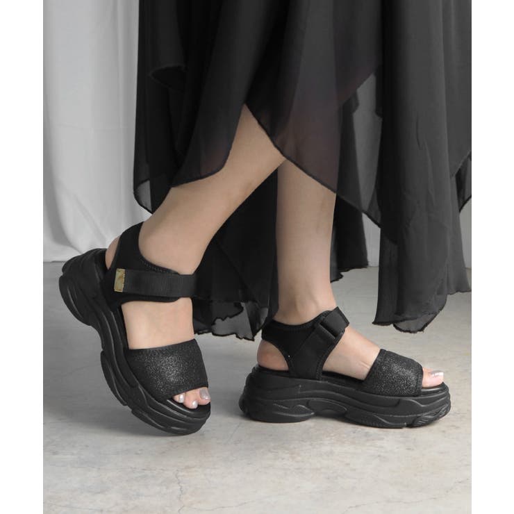 ラメスポサン minia 厚底スポーツサンダル | minia | 詳細画像16 