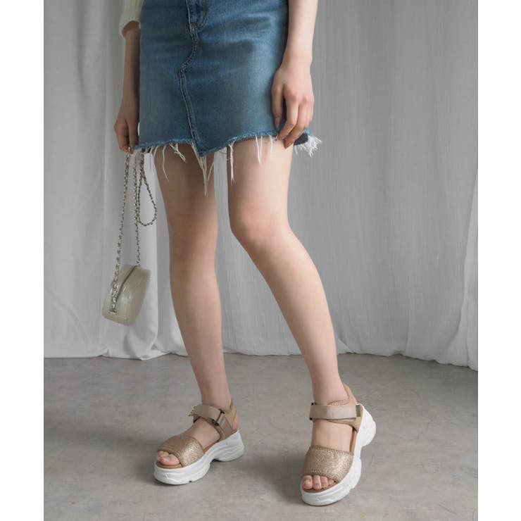 ラメスポサン minia 厚底スポーツサンダル | minia | 詳細画像33 