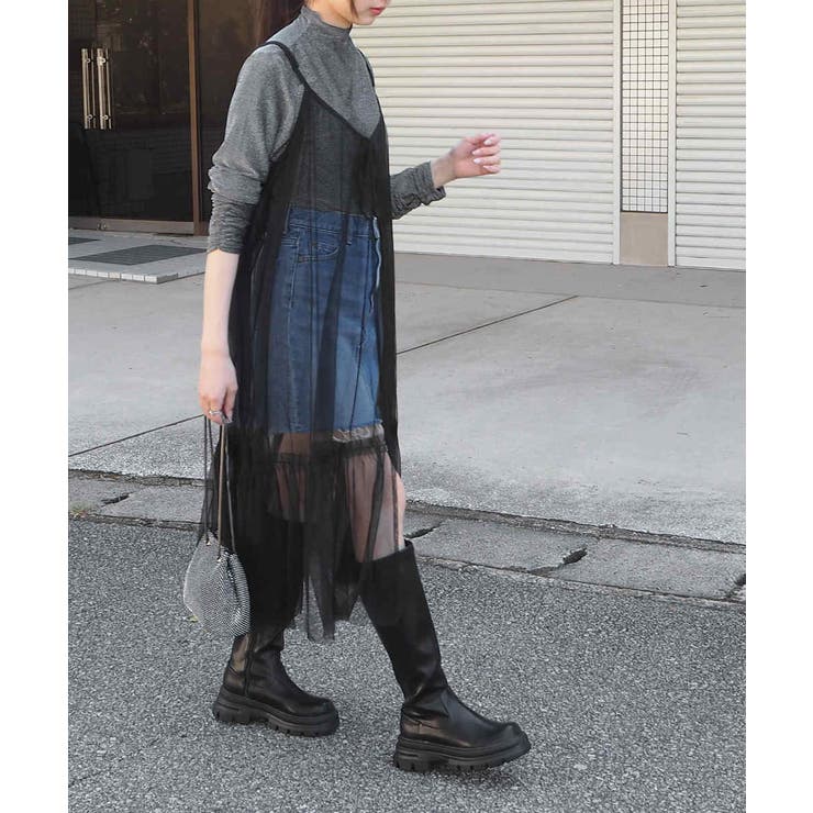 インヒールストレッチロングブーツ ＜ スニーカーソールロングブーツ | minia | 詳細画像16 