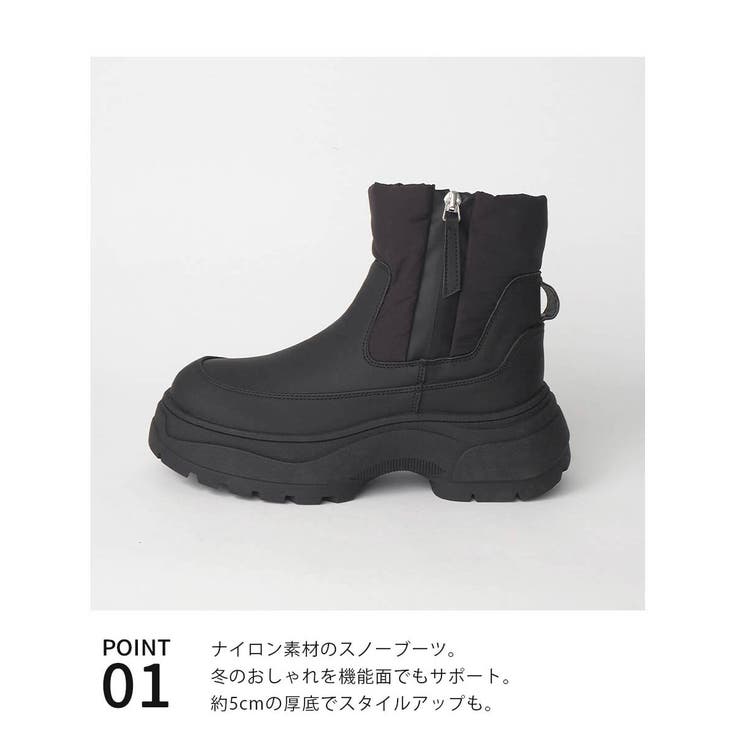 厚底スノーブーツ minia ブーツ[品番：ASNS0000963]｜minia（ミニア ）のレディースファッション通販｜SHOPLIST（ショップリスト）