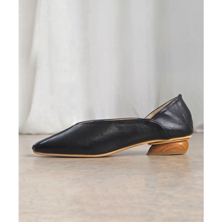 【かかとが踏める2WAY】大人見えシンプル ウッドヒールパンプス スクエアパンプ… | minia | 詳細画像9 