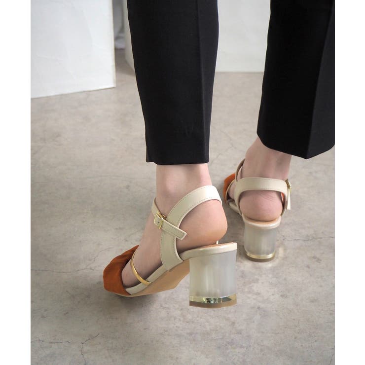 クリアヒールギャザーサンダル 5cmヒール minia | minia | 詳細画像14 