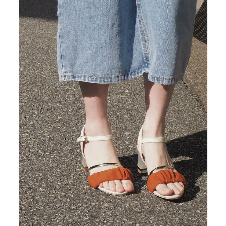 クリアヒールギャザーサンダル 5cmヒール minia | minia | 詳細画像16 