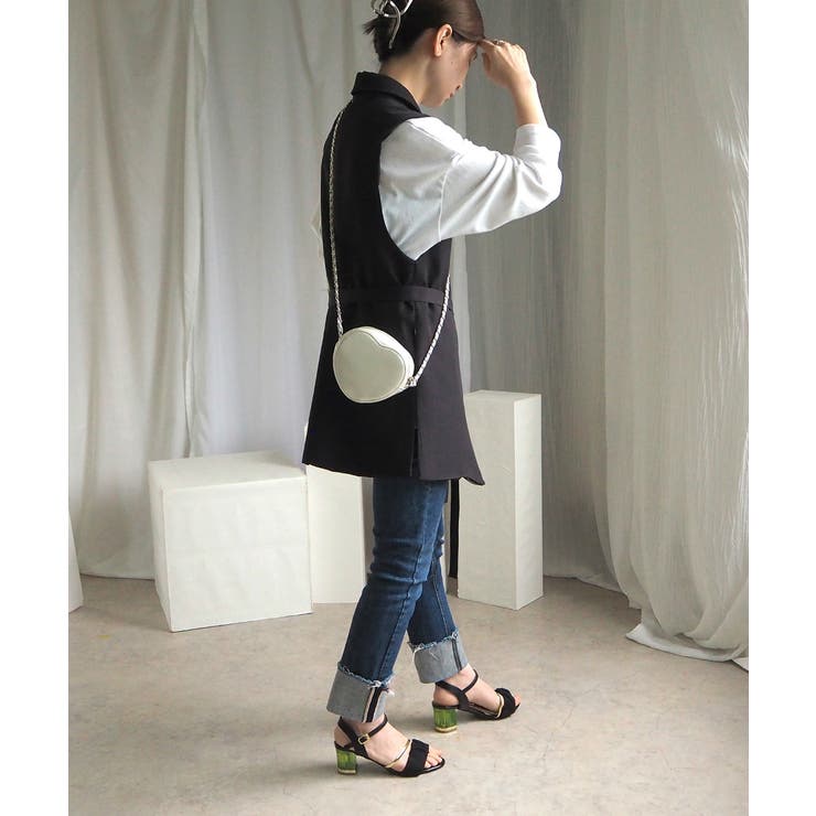 クリアヒールギャザーサンダル 5cmヒール minia | minia | 詳細画像17 