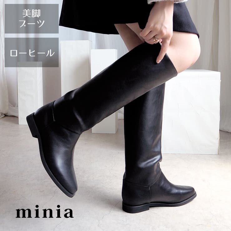 ストレートロングブーツ 2 2cmヒール | minia | 詳細画像1 