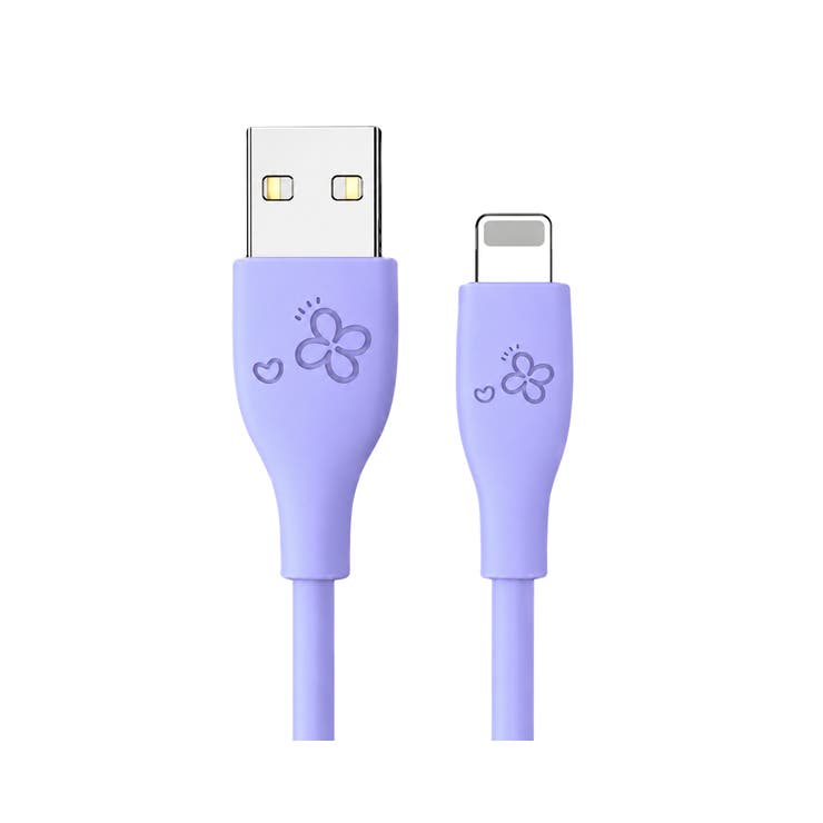パープル | Lightning 充電ケーブル ライトニングケーブル | Aleh Te’enah