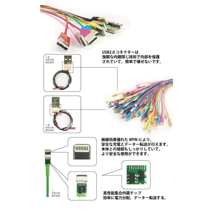 充電ケーブル Lightning ライトニングケーブル | Aleh Te’enah | 詳細画像6 