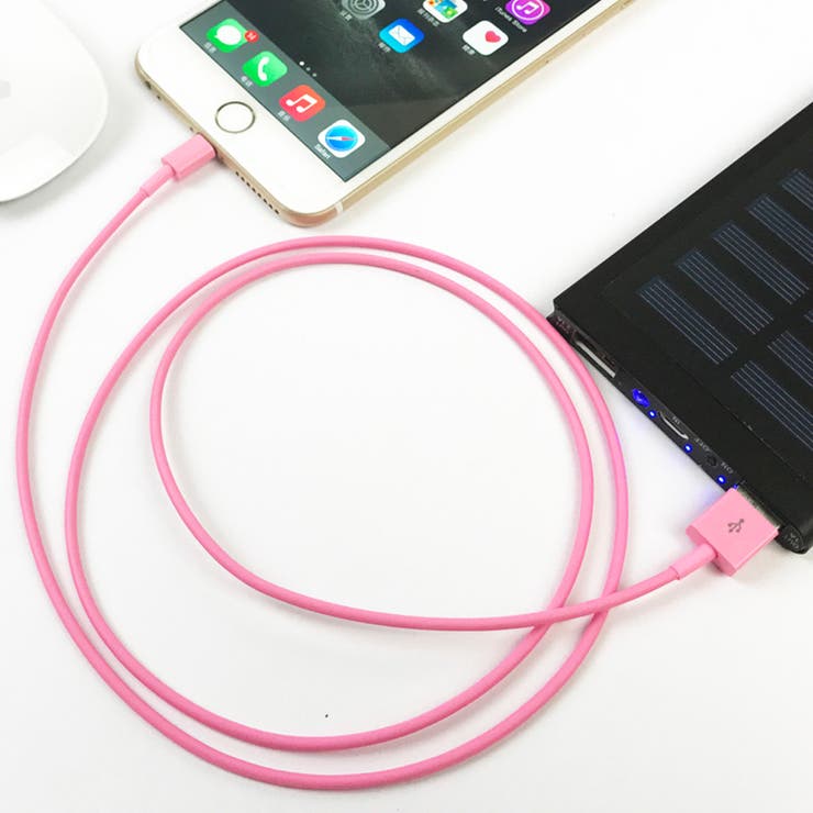1M＆ピンク | 充電ケーブル Lightning ライトニングケーブル | Aleh Te’enah