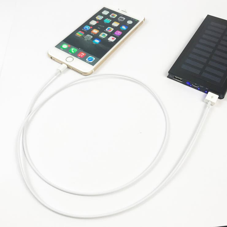 1M＆ホワイト | 充電ケーブル Lightning ライトニングケーブル | Aleh Te’enah