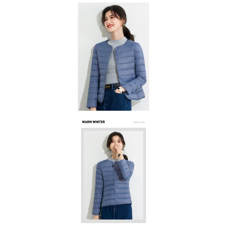 中綿ジャケット レディース ライトアウター | Aleh Te’enah | 詳細画像10 