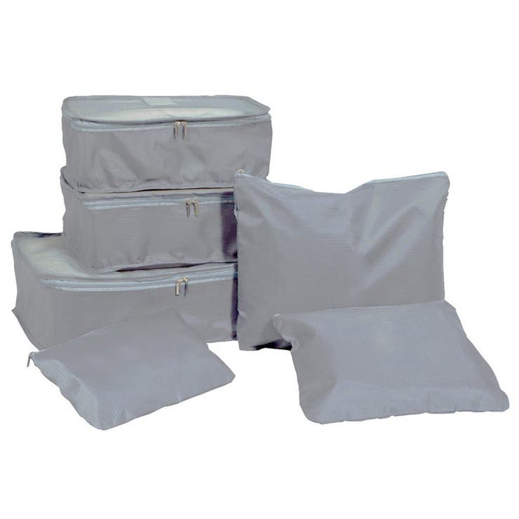 グレー | トラベルポーチ 収納ポーチ セット | Aleh Te’enah