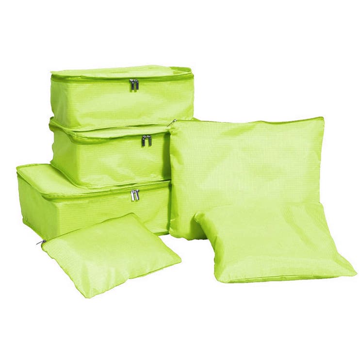 グリーン | トラベルポーチ 収納ポーチ セット | Aleh Te’enah