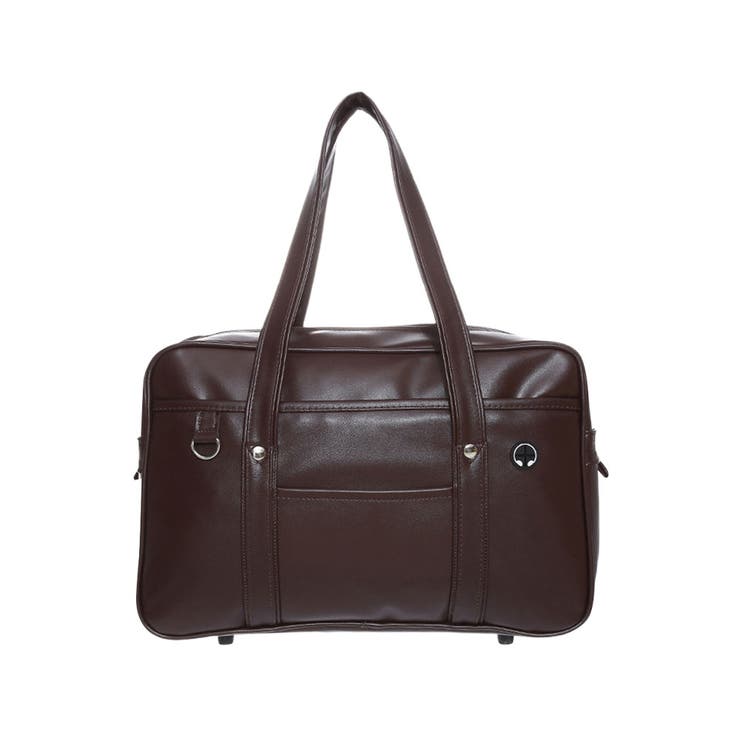 コーヒー | スクールバッグ レディース ボストン型 大容量 合皮バッグ Dカン付き 通学用 | Aleh Te’enah