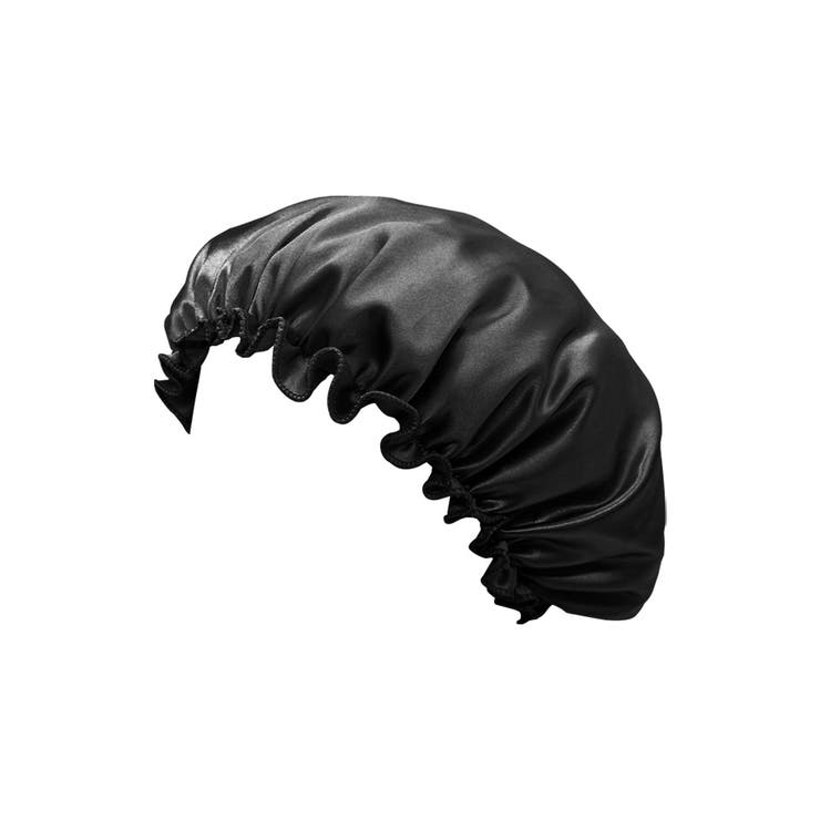 ブラック | ナイトキャップ シルク風 レディース | Aleh Te’enah