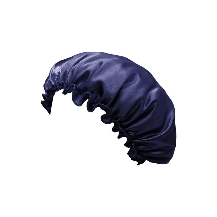 ネイビー | ナイトキャップ シルク風 レディース | Aleh Te’enah