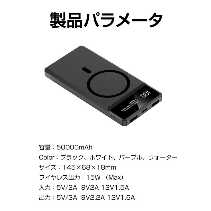 モバイルバッテリー 大容量 50000mAh | Aleh Te’enah | 詳細画像12 
