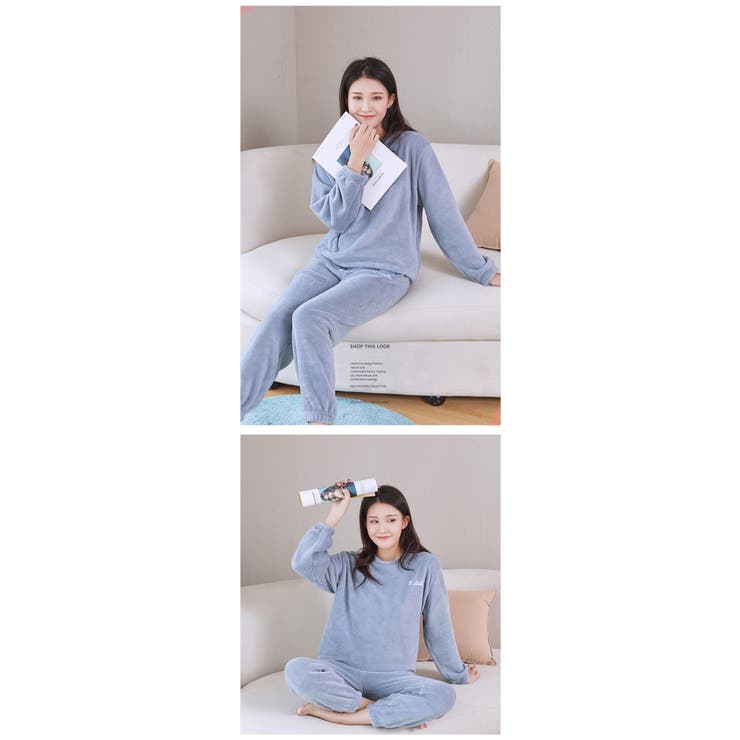 上下セット パジャマ 極暖ルームウェア | Aleh Te’enah | 詳細画像13 