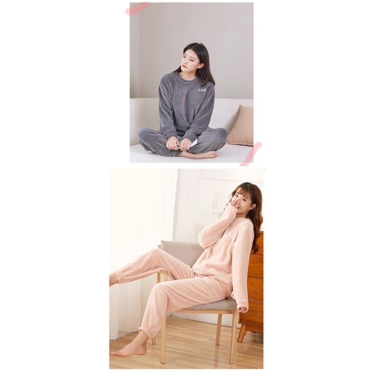 上下セット パジャマ 極暖ルームウェア | Aleh Te’enah | 詳細画像15 