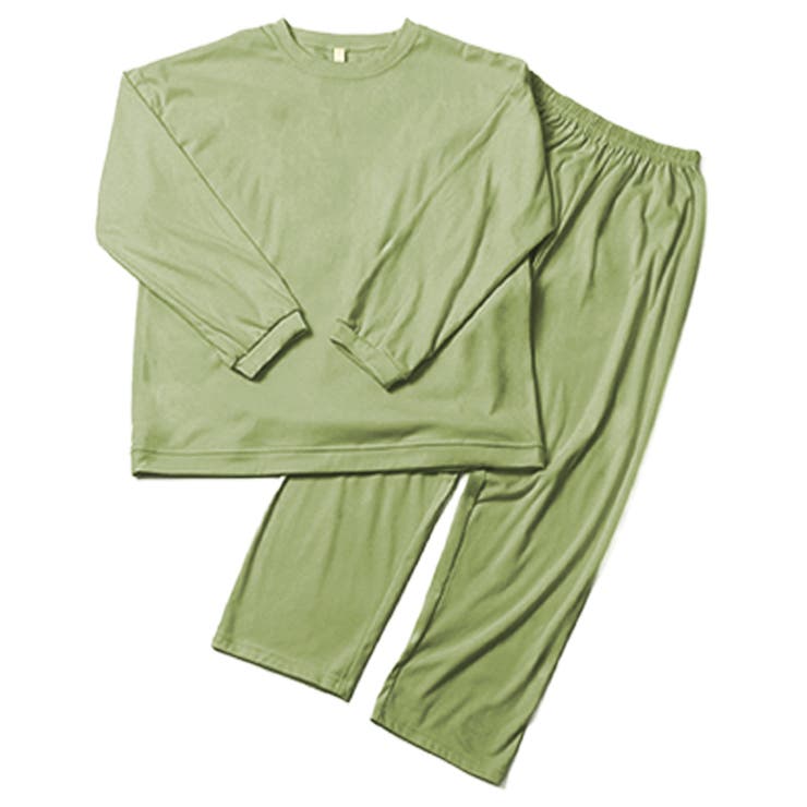 ライトグリーン | レディース スウェット上下セット 長袖トップス＋ロングパンツ | Aleh Te’enah