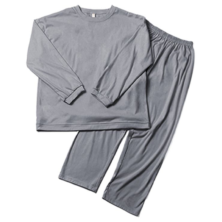 グレー | レディース スウェット上下セット 長袖トップス＋ロングパンツ | Aleh Te’enah