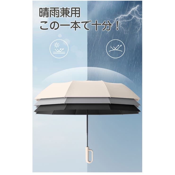 折りたたみ傘 自動開閉 逆折り | Aleh Te’enah | 詳細画像10 