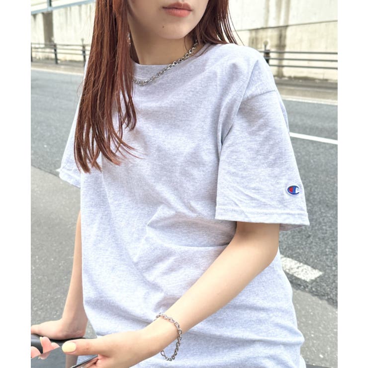 アッシュグレー | Champion / 半袖Tシャツ | Outfitter lab