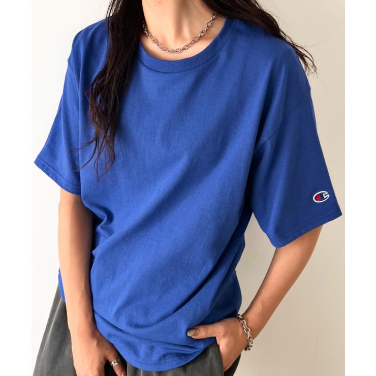 ブルー | Champion / 半袖Tシャツ | Outfitter lab