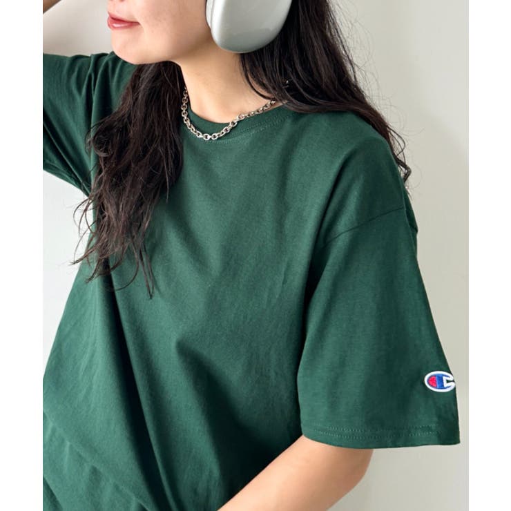 ダークグリーン | Champion / 半袖Tシャツ | Outfitter lab