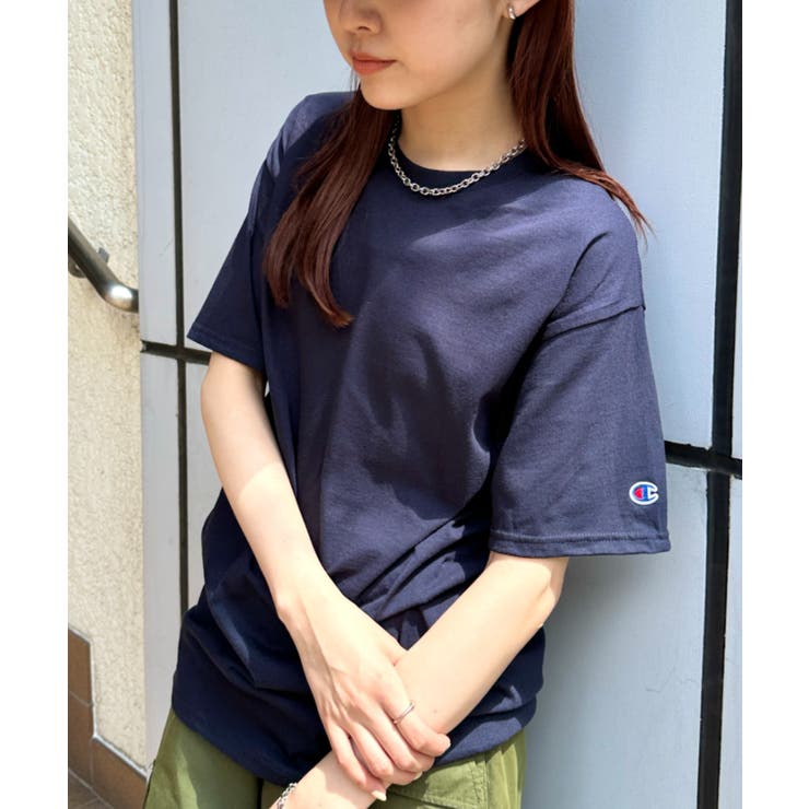 ネイビー | Champion / 半袖Tシャツ | Outfitter lab