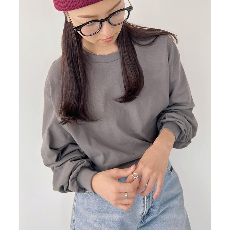 チャコールグレー | 【GILDAN】ギルダン ロングスリーブ ビッグシルエット ロンT | Outfitter lab