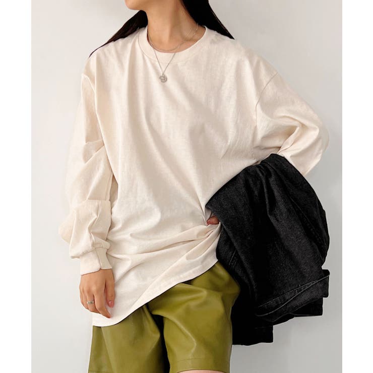 ナチュラル | 【GILDAN】ギルダン ロングスリーブ ビッグシルエット ロンT | Outfitter lab