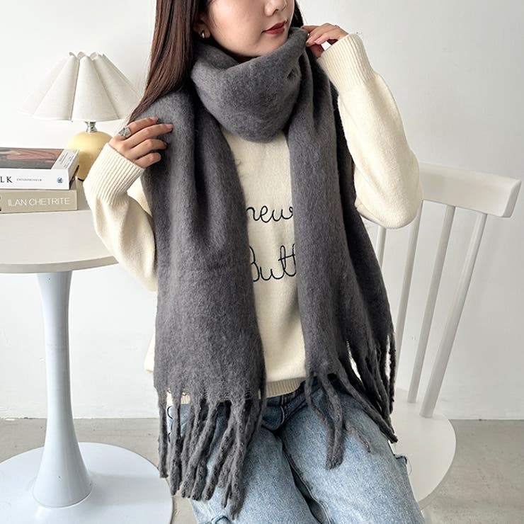 ボリュームフリンジマフラー | Outfitter lab | 詳細画像20 