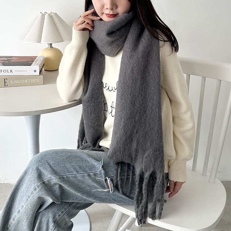 ボリュームフリンジマフラー | Outfitter lab | 詳細画像21 