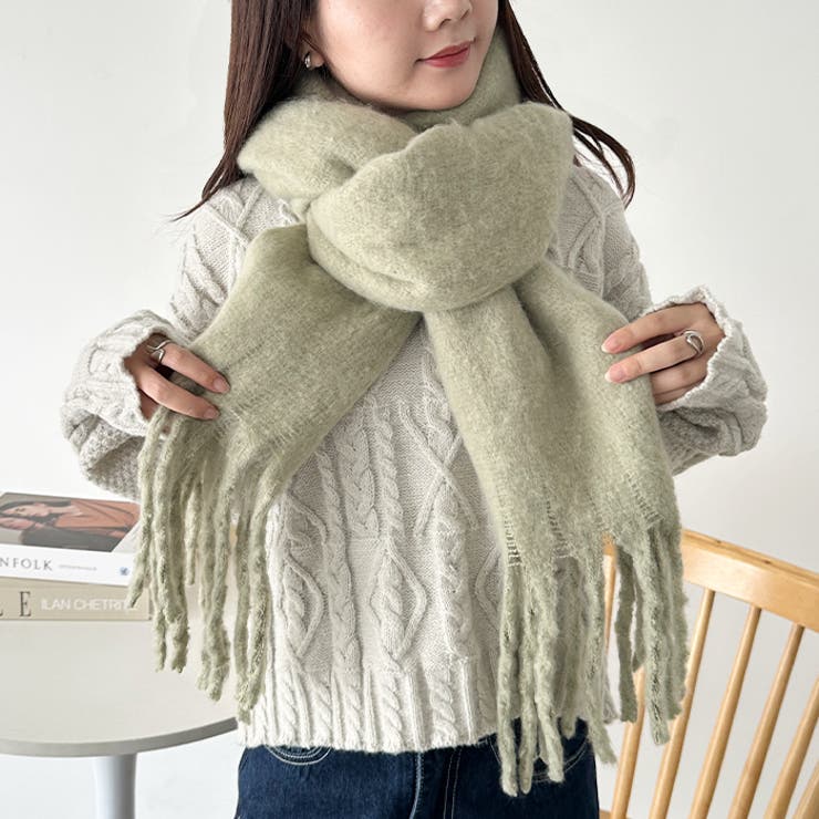 ボリュームフリンジマフラー | Outfitter lab | 詳細画像39 